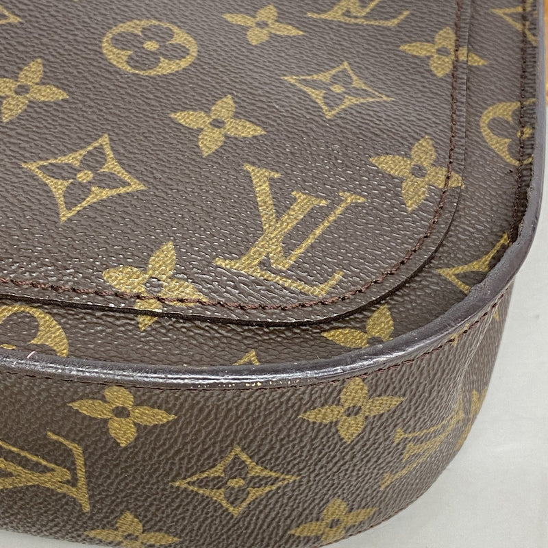 【6fd5663】ルイヴィトン ショルダーバッグ モノグラム サンクルーGM M51242 ブラウン【中古】レディース