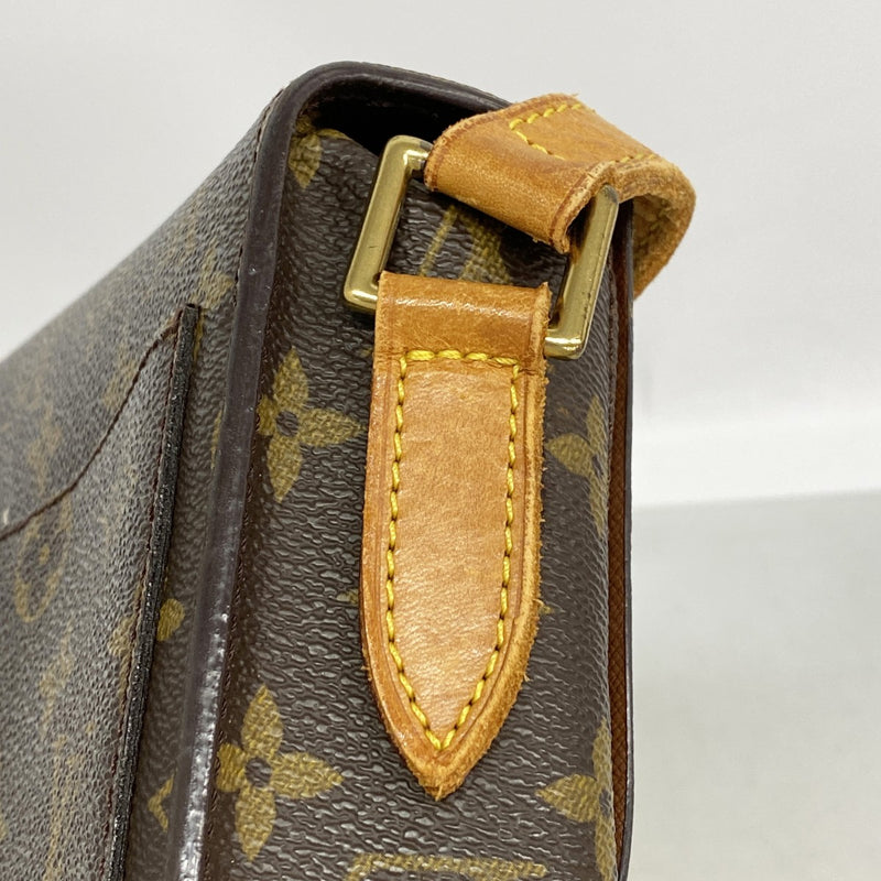 【6fd5663】ルイヴィトン ショルダーバッグ モノグラム サンクルーGM M51242 ブラウン【中古】レディース