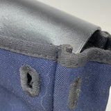【6fd5687】エルメス ショルダーバッグ エールバッグTPM トワルオフィシエ ネイビー シルバー金具 □H刻印【中古】レディース