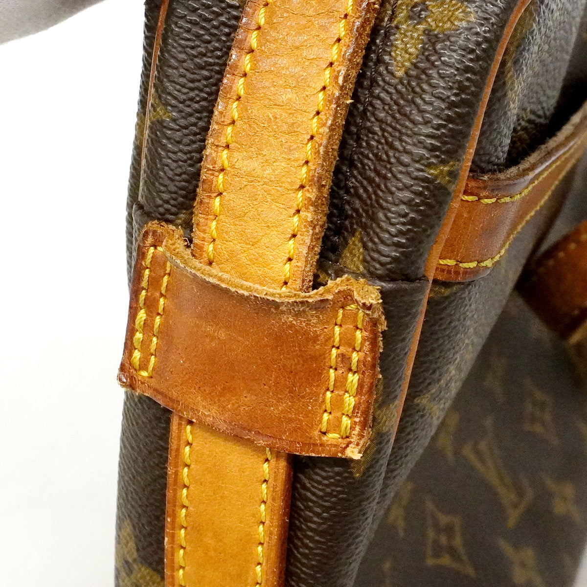 【6fd5707】ルイヴィトン ショルダーバッグ モノグラム ジュヌフィーユGM M51225 ブラウン【中古】レディース