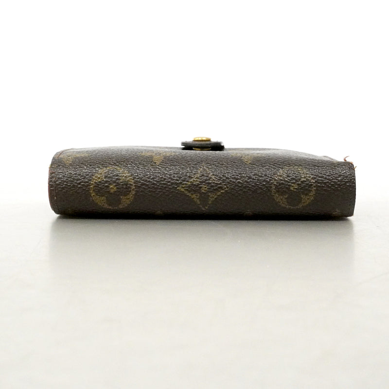 【6fd5719】ルイヴィトン 財布 モノグラム ポルトモネビエヴィエノワ M61663 ブラウン【中古】レディース