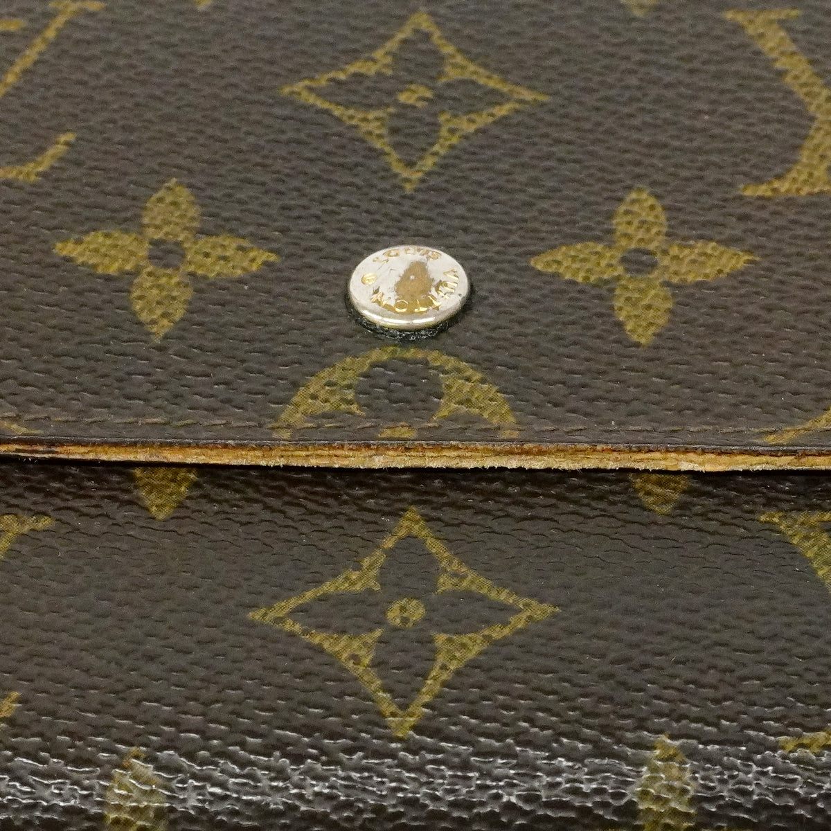 【6fd5721】ルイヴィトン 長財布 モノグラム ポシェットポルトモネクレディ M61723 ブラウン【中古】レディース