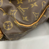 【6fd5728】ルイヴィトン ショルダーバッグ モノグラム ソミュール35 ブラウン【中古】レディース