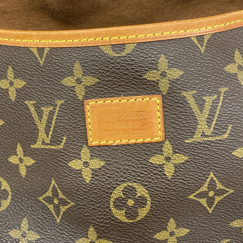 【6fd5728】ルイヴィトン ショルダーバッグ モノグラム ソミュール35 ブラウン【中古】レディース