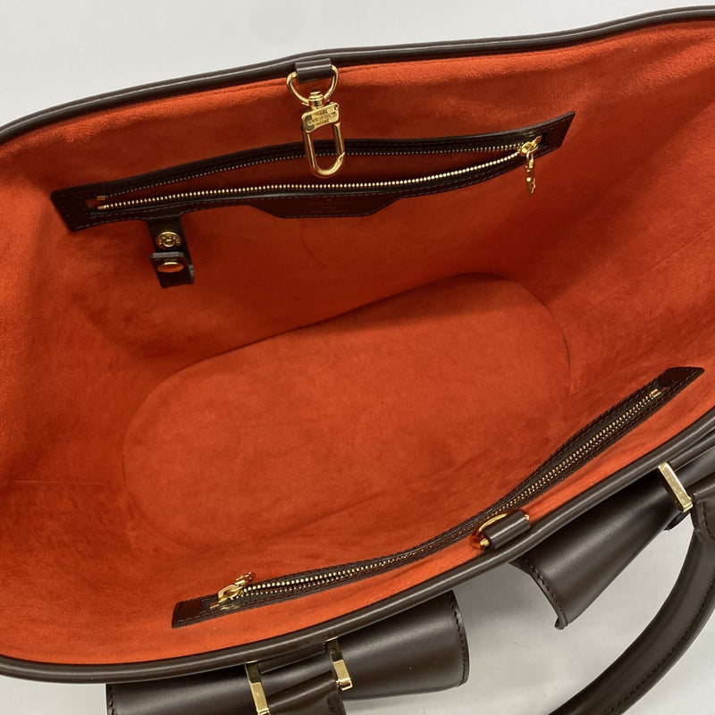 【6fd5730】ルイヴィトン ハンドバッグ ダミエ マノスクGM N51120 エベヌ【中古】レディース