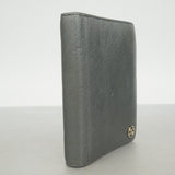 【6fd5748】シャネル 手帳カバー レザー グレー シルバー金具【中古】レディース