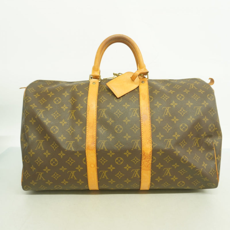 【6fd5751】ルイヴィトン ボストンバッグ モノグラム キーポル50 M41426 ブラウン【中古】メンズ レディース ユニセックス
