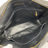【6fd5760】シャネル ショルダーバッグ マトラッセ フリンジショルダー ラムスキン ブラック ゴールド金具【中古】レディース