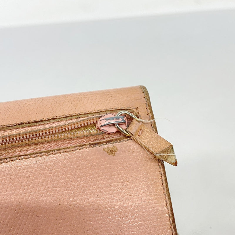 【6fd5764】シャネル コインケース ココボタン レザー ピンク ゴールド金具【中古】レディース