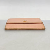 【6fd5764】シャネル コインケース ココボタン レザー ピンク ゴールド金具【中古】レディース