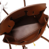 【6fd5774】エルメス ハンドバッグ バーキン35 クシュベル ハバナ ゴールド金具 □I刻印【中古】レディース