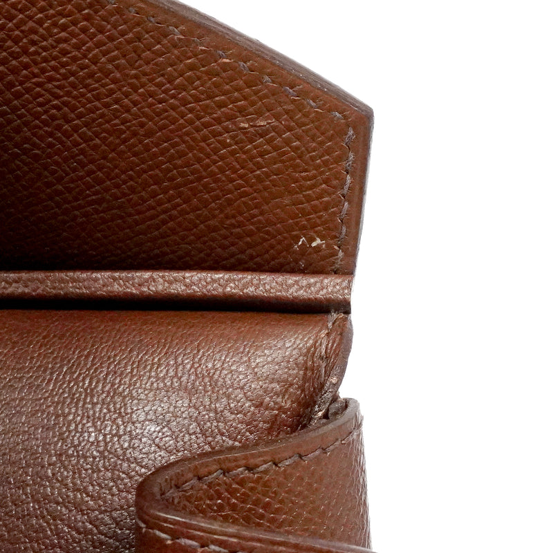 【6fd5774】エルメス ハンドバッグ バーキン35 クシュベル ハバナ ゴールド金具 □I刻印【中古】レディース