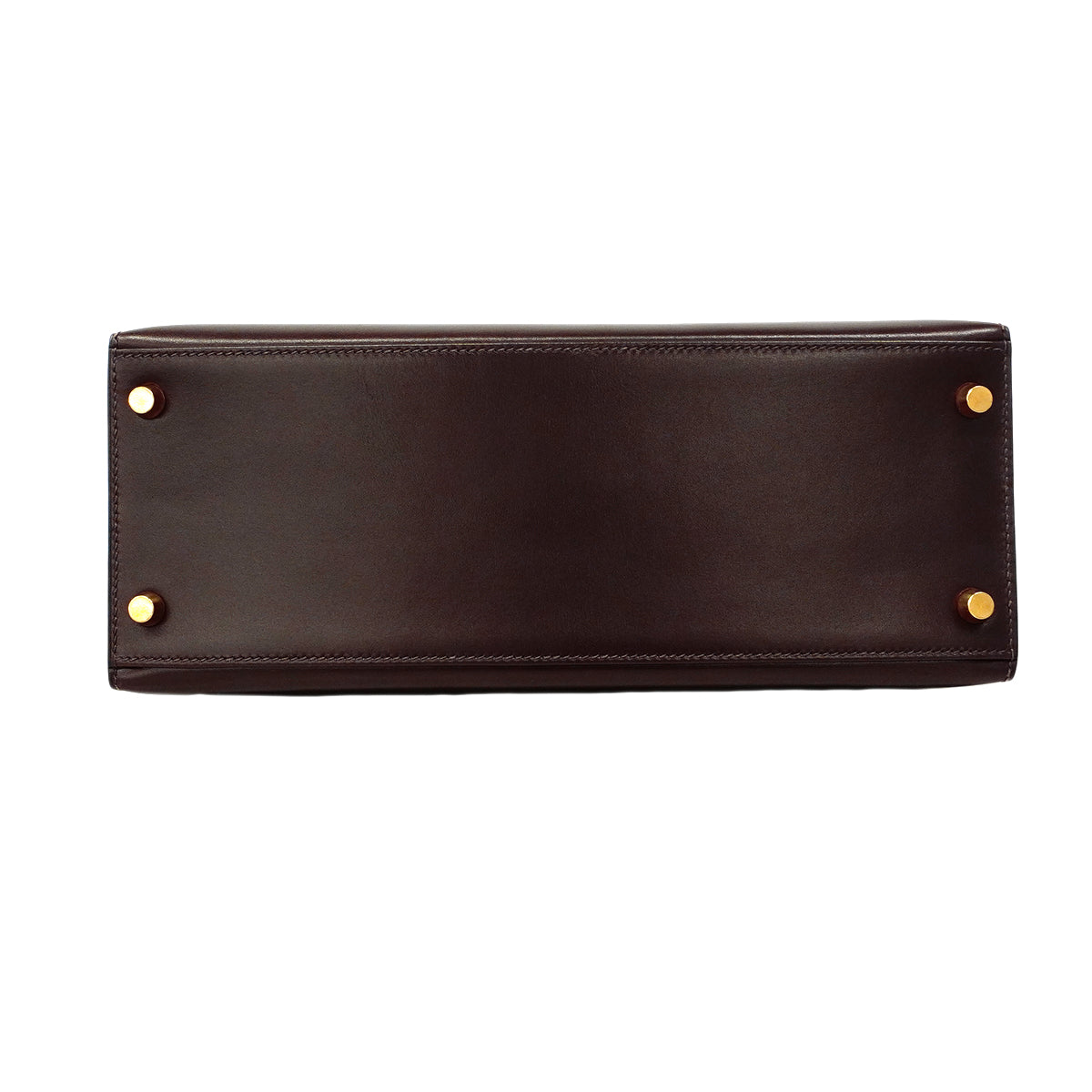 【6fd5775】エルメス ハンドバッグ ケリー28 ボックスカーフ ハバナ ゴールド金具 □E刻印 2wayバッグ【中古】レディース