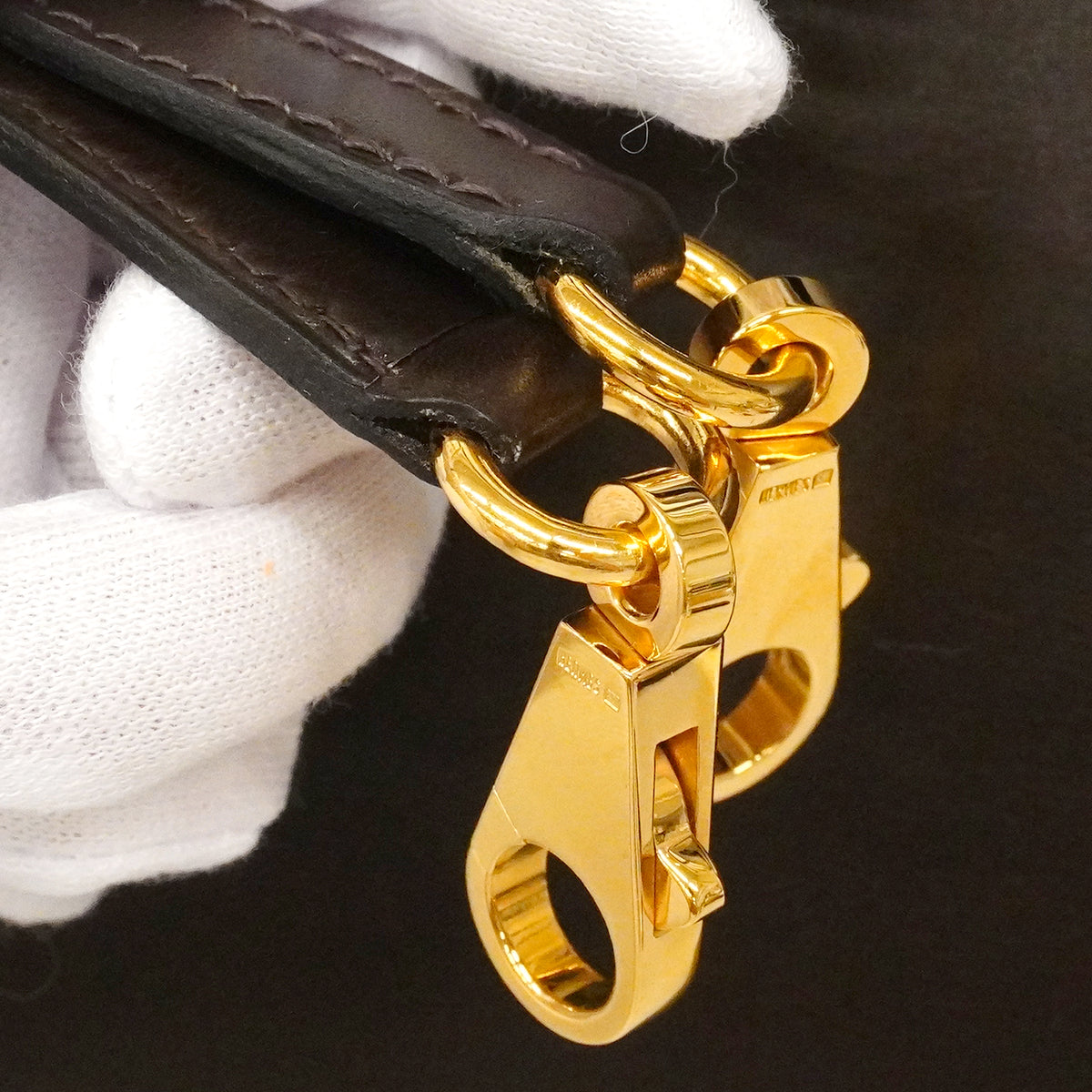 【6fd5775】エルメス ハンドバッグ ケリー28 ボックスカーフ ハバナ ゴールド金具 □E刻印 2wayバッグ【中古】レディース