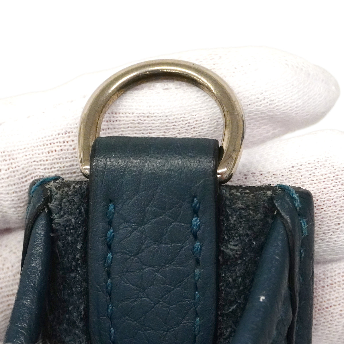 【6fd5776】エルメス ショルダーバッグ エヴリンTPM トリヨンクレマンス コルヴェール シルバー金具 A刻印【中古】レディース