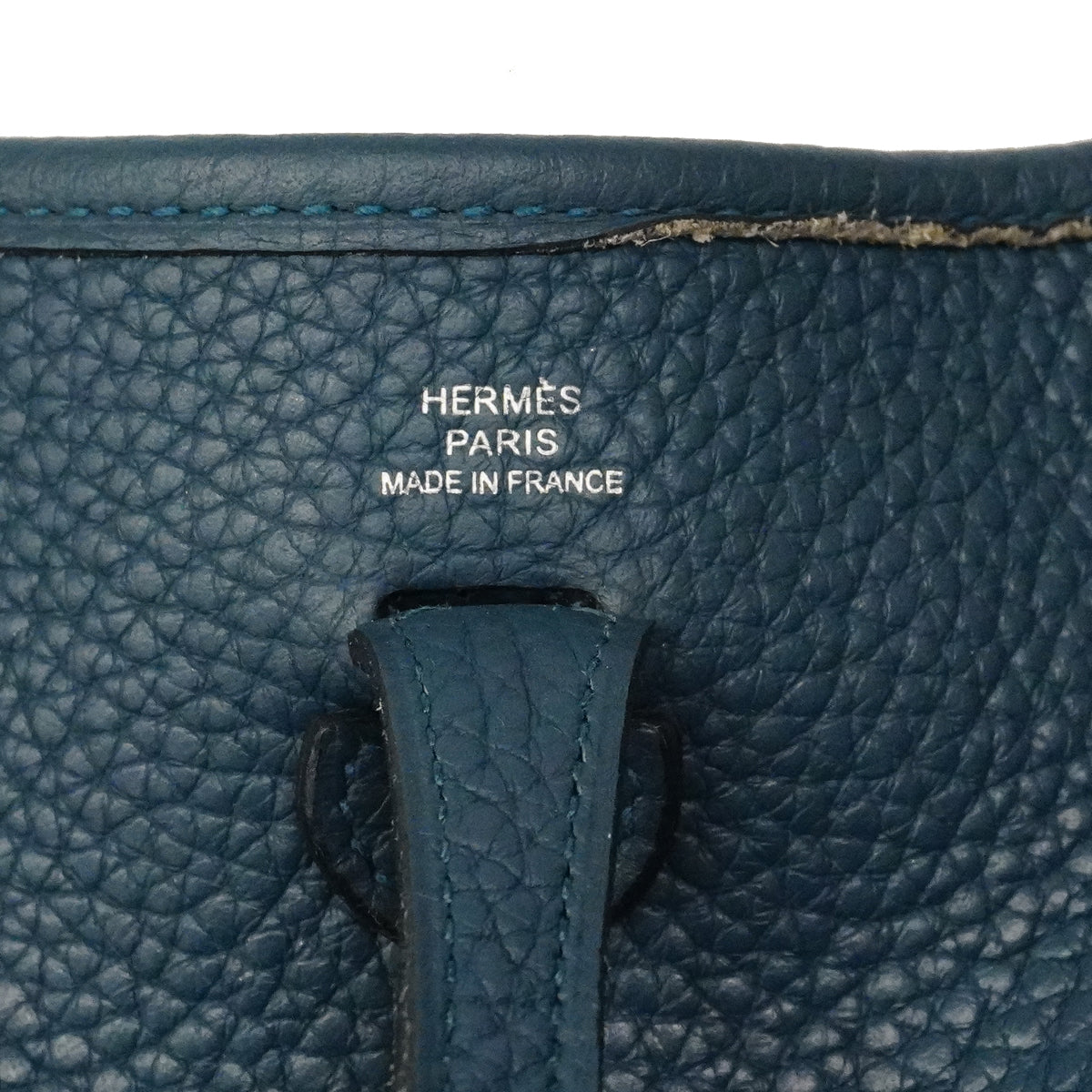 【6fd5776】エルメス ショルダーバッグ エヴリンTPM トリヨンクレマンス コルヴェール シルバー金具 A刻印【中古】レディース