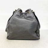 【6fd5782】シャネル ショルダーバッグ ラムスキン ブラック ゴールド金具【中古】レディース