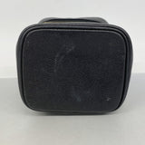 【6fd5790】シャネル バニティバッグ キャビアスキン ブラック ゴールド金具【中古】レディース