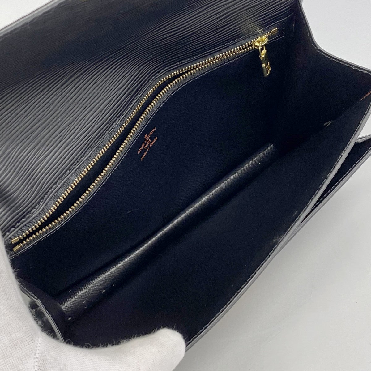 【6fd5792】ルイヴィトン クラッチバッグ エピ ポシェットセリエドラゴンヌ M52612 ノワール【中古】メンズ