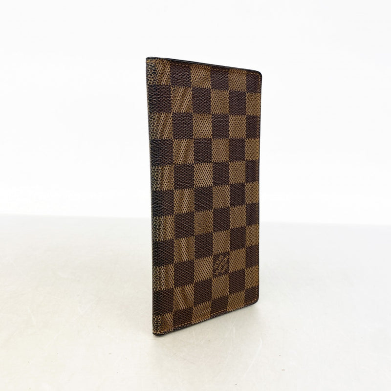 【6fd5807】ルイヴィトン 札入れ ダミエ ポルトバルールカルトクレディ N61823 エベヌ【中古】メンズ