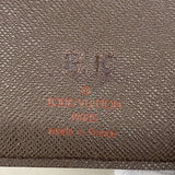 【6fd5807】ルイヴィトン 札入れ ダミエ ポルトバルールカルトクレディ N61823 エベヌ【中古】メンズ