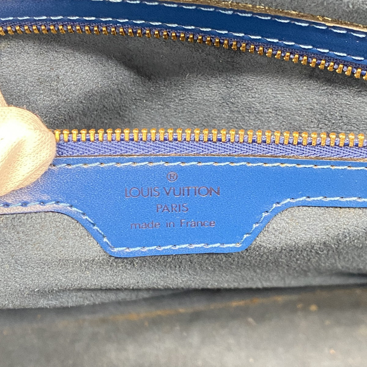 【6fd5823】ルイヴィトン ショルダーバッグ エピ リュサック M52285 トレドブルー【中古】レディース