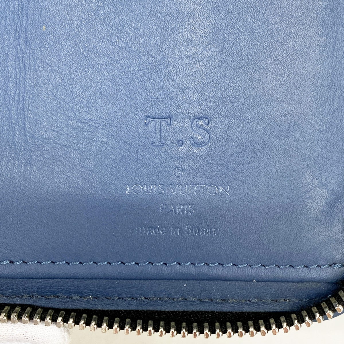 【6fd5826】ルイヴィトン 長財布 ダミエ・グラフィット ジッピーウォレットヴェルティカル N63305 ブルーグリ【中古】メンズ