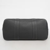 【6fd5830】エルメス トートバッグ ガーデンパーティPM トワルオフィシエ ブラック シルバー金具 □N刻印【中古】レディース