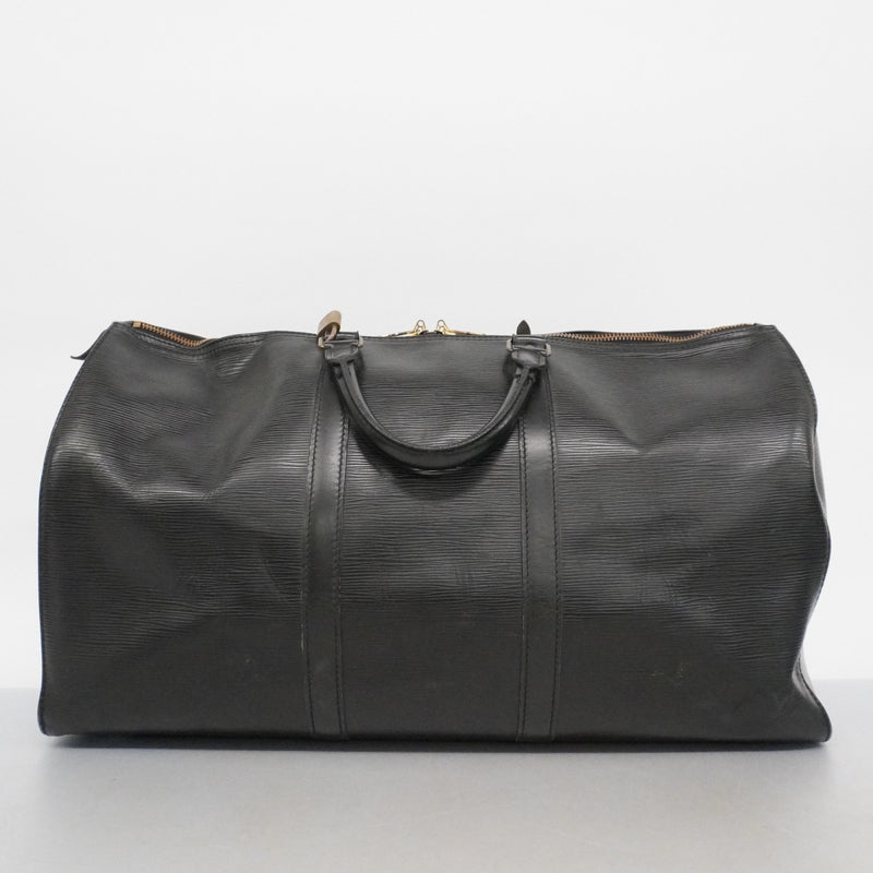 【6fd5831】ルイヴィトン ボストンバッグ エピ キーポル50 M42962 ノワール【中古】メンズ レディース ユニセックス