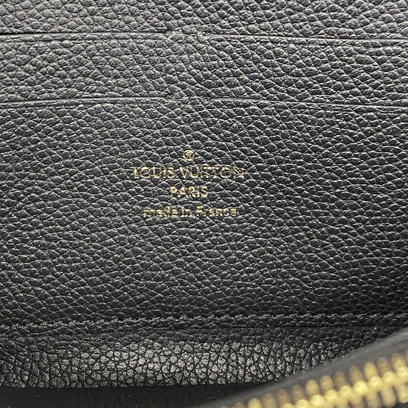 【6fd5840】ルイヴィトン 長財布 モノグラム・アンプラント ジッピーウォレット M60571 ノワール【中古】レディース