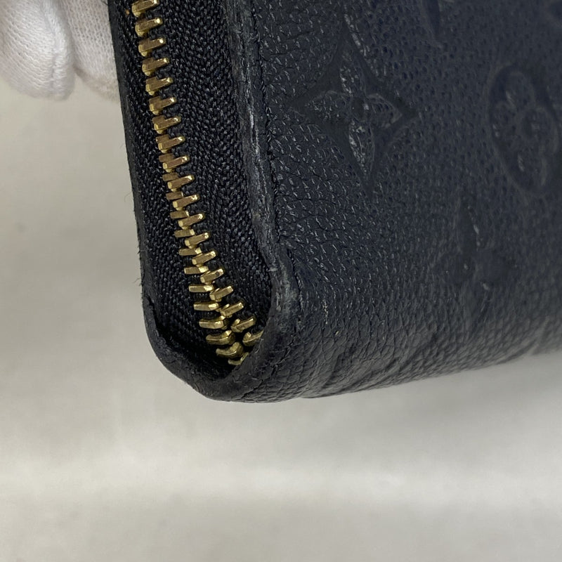 【6fd5840】ルイヴィトン 長財布 モノグラム・アンプラント ジッピーウォレット M60571 ノワール【中古】レディース