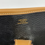 【6fd5844】エルメス ショルダーバッグ エヴリン1GM アルデンヌ ブラック ゴールド シャンパンゴールド金具 □E刻印【中古】レディース