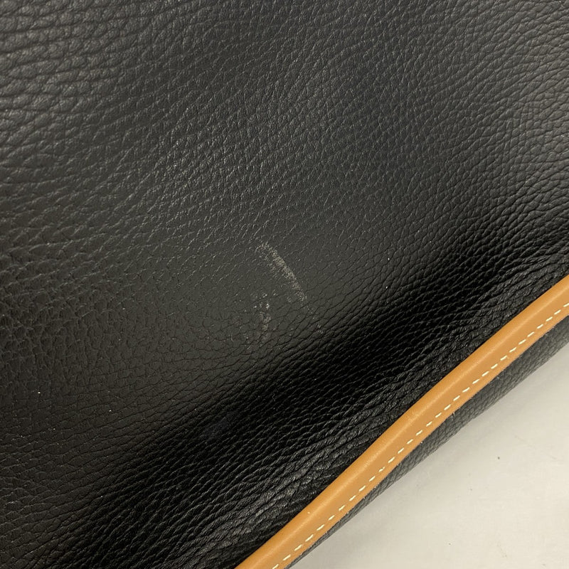 【6fd5844】エルメス ショルダーバッグ エヴリン1GM アルデンヌ ブラック ゴールド シャンパンゴールド金具 □E刻印【中古】レディース