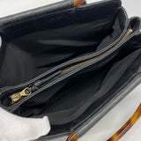 【6fd5847】シャネル ハンドバッグ ラムスキン ブラック ゴールド金具【中古】レディース