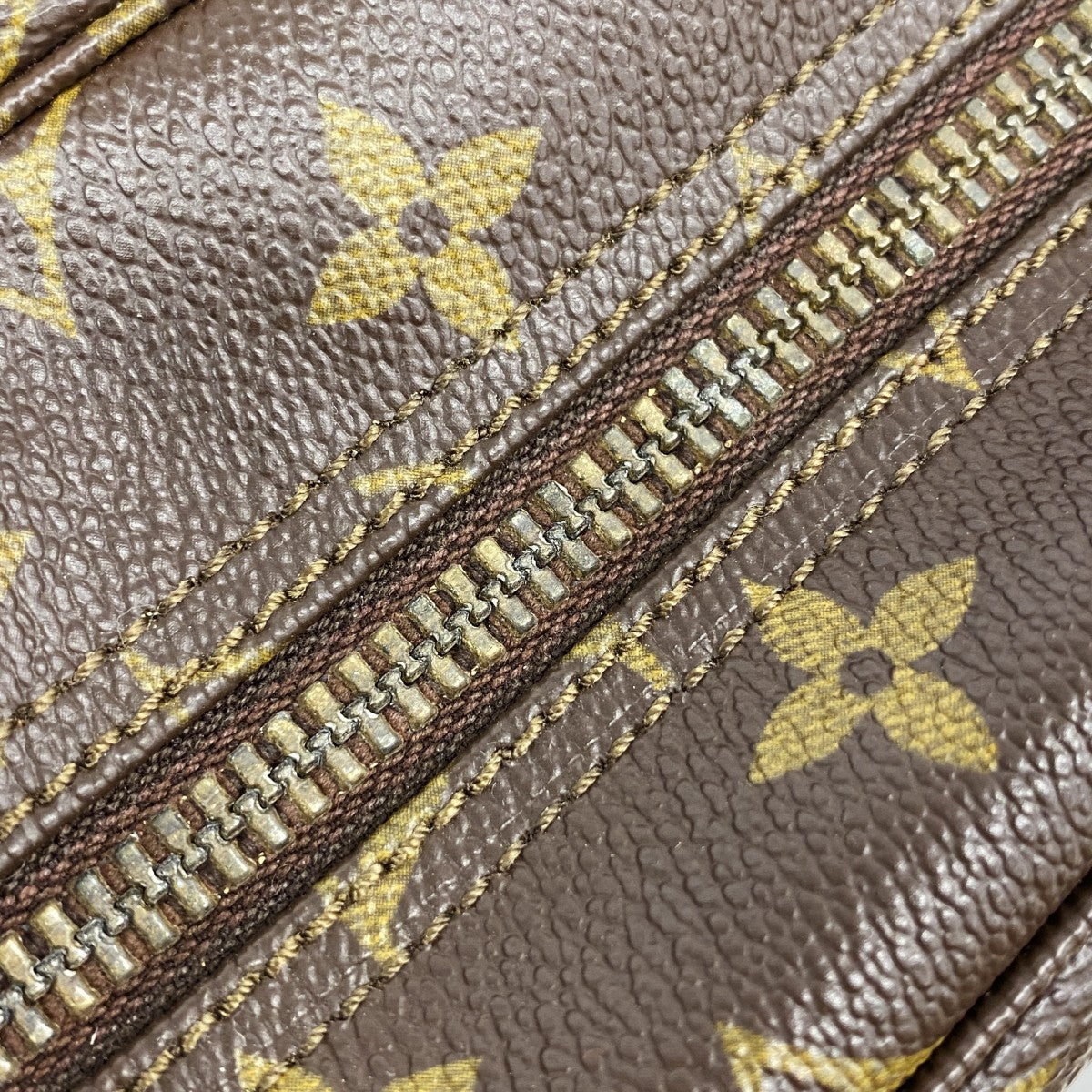 【6fd5858】ルイヴィトン ポーチ モノグラム トゥルーストワレット28 M47522 ブラウン【中古】レディース