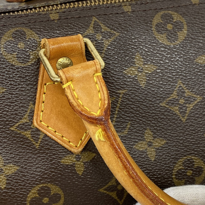 【6fd5861】ルイヴィトン ハンドバッグ モノグラム スピーディ30 M41108 ブラウン【中古】レディース
