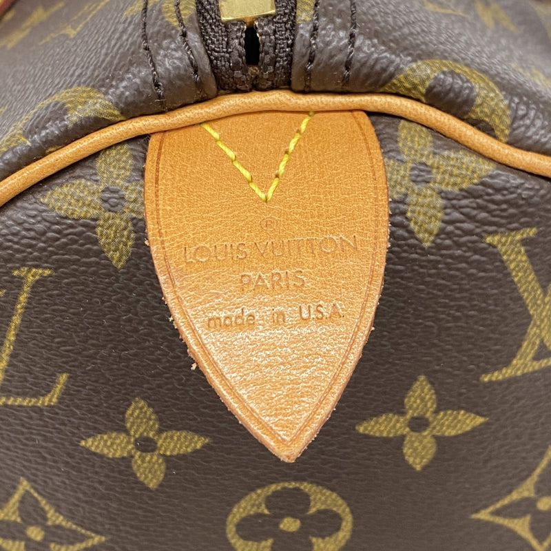 【6fd5862】ルイヴィトン ハンドバッグ モノグラム スピーディ30 M41108 ブラウン【中古】レディース