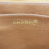 【6fd5877】シャネル ショルダーバッグ デカマトラッセ チェーンショルダー ラムスキン ブラウン ゴールド金具【中古】レディース