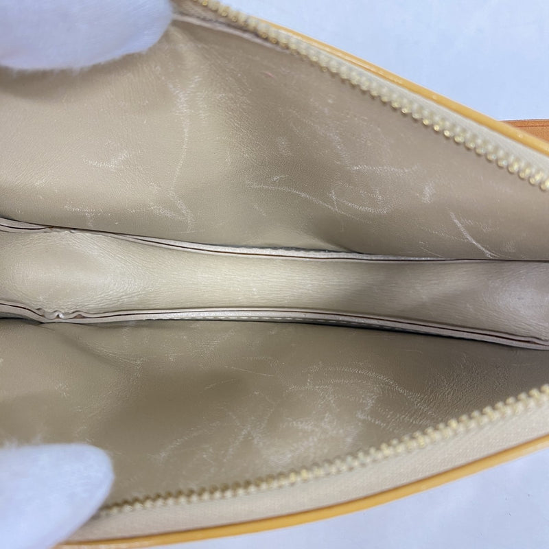 【6fd5883】ルイヴィトン ポーチ ヴェルニ レキシントン M91010 ベージュ【中古】レディース