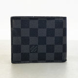 【6fd5885】ルイヴィトン 財布 ダミエ・グラフィット ポルトフォイユアメリゴNM N60053 ブラック【中古】メンズ