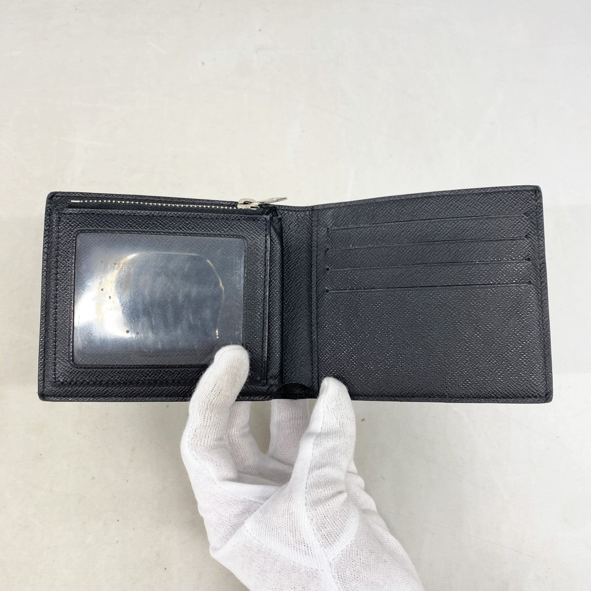 【6fd5885】ルイヴィトン 財布 ダミエ・グラフィット ポルトフォイユアメリゴNM N60053 ブラック【中古】メンズ