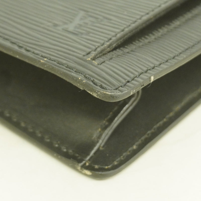 【6fd5890】ルイヴィトン クラッチバッグ エピ ポシェットセリエドラゴンヌ M52762 ノワール【中古】レディース