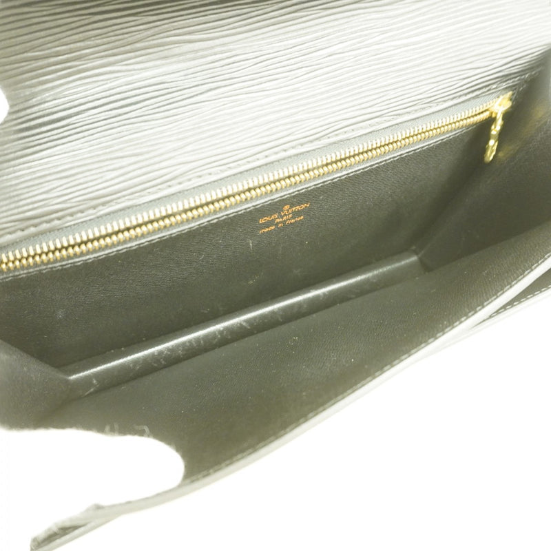 【6fd5890】ルイヴィトン クラッチバッグ エピ ポシェットセリエドラゴンヌ M52762 ノワール【中古】レディース