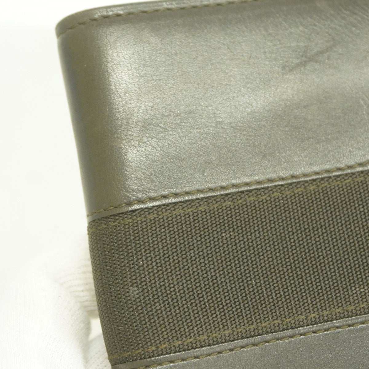 【6fd5895】グッチ 財布 035 1408 2090 レザー ダークブラウン シルバー金具【中古】レディース