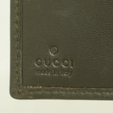 【6fd5895】グッチ 財布 035 1408 2090 レザー ダークブラウン シルバー金具【中古】レディース