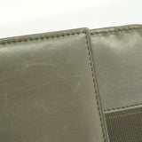 【6fd5895】グッチ 財布 035 1408 2090 レザー ダークブラウン シルバー金具【中古】レディース