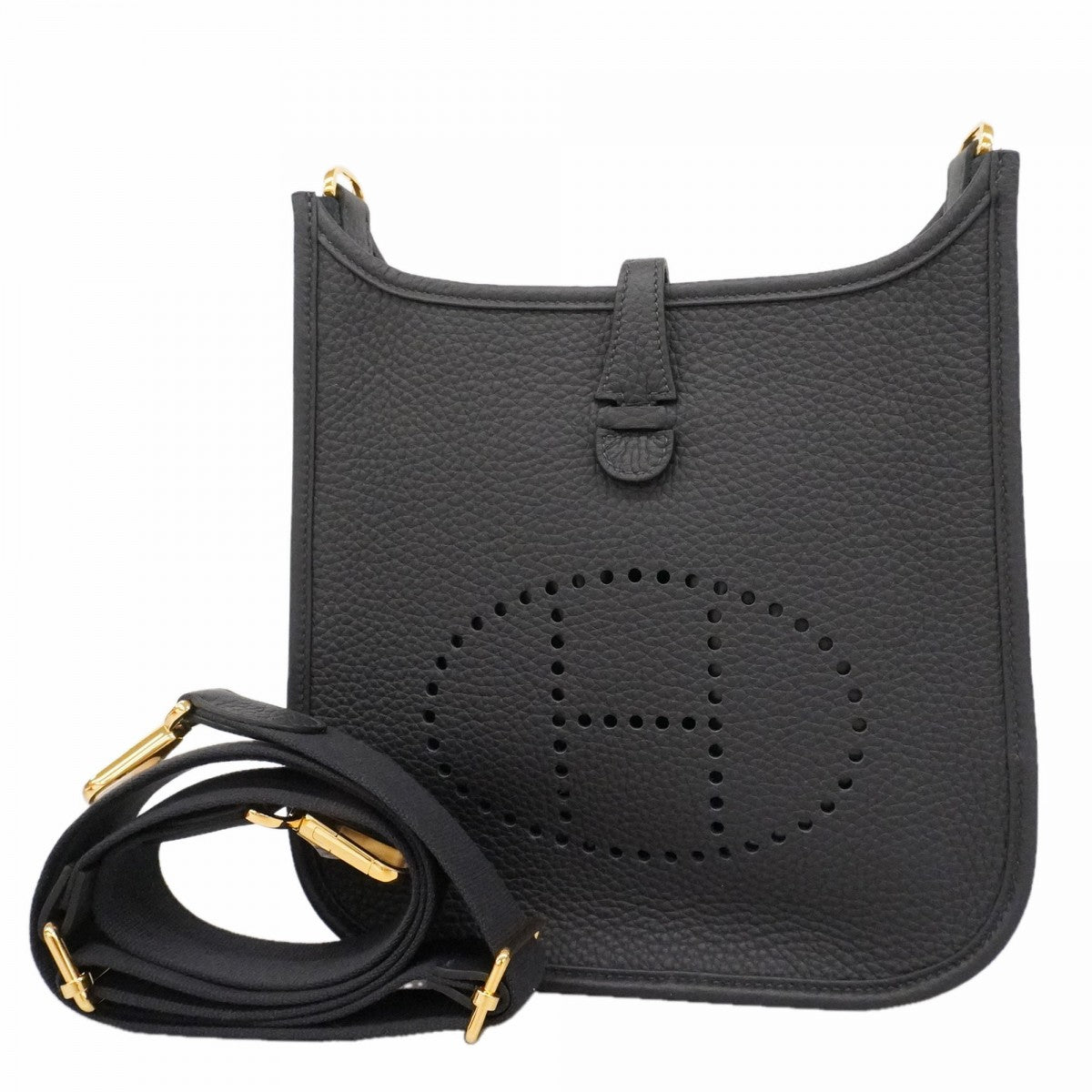 【6fd5896】エルメス ショルダーバッグ エヴリン23 トリヨンクレマンス キャバン ゴールド金具 G刻印【中古】レディース