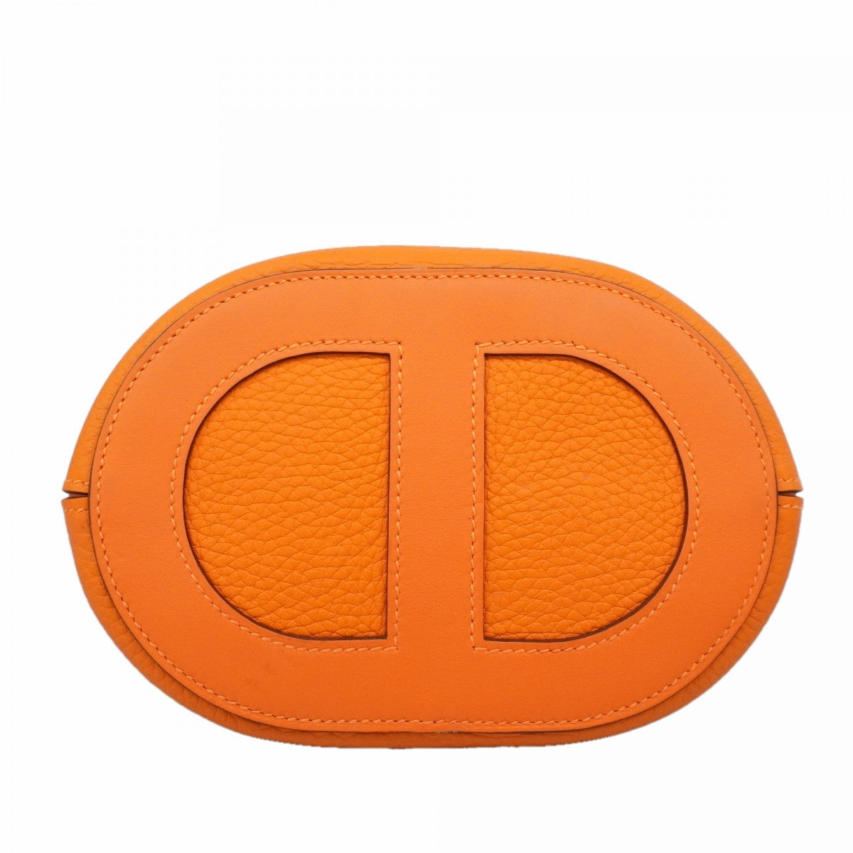 【6fd5900】エルメス ハンドバッグ インザループ18 トリヨンクレマンス オレンジミニアン シルバー金具 W刻印【中古】レディース