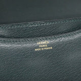 【6fd5910】エルメス ショルダーバッグ コンスタンスミニ シェブルミゾル ヴェール ゴールド金具 G刻印【中古】レディース