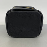 【6fd5913】シャネル バニティバッグ キャビアスキン ブラック ゴールド金具【中古】レディース